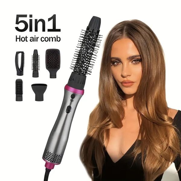 6-in-1 hair dryer brush: air comb, one step hair dryer & styler, electric blow dryer & detachable brush kits - get salon-quality hair at hom
6-in-1 hair dryer brush: air comb, one step hair dryer & styler, electric blow dryer & detachable brush kits - get salon-quality hair at hom