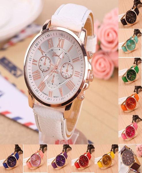 15 colors geneva women039s watch designer quartz waches relogio roman numerals faux leather analog brands wrist watch bracelet 9058694, Blue
15 colors geneva women039s watch designer quartz waches relogio roman numerals faux leather analog brands wrist watch bracelet 9058694, Blue