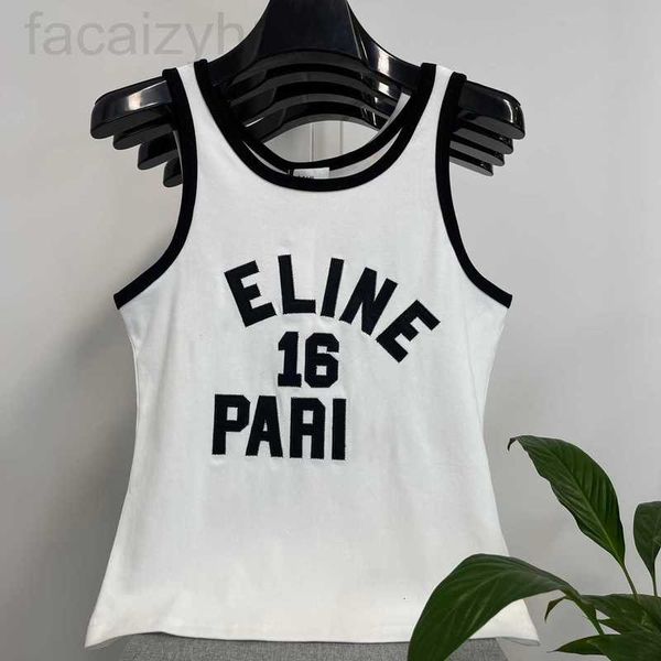 women's t-shirt designer 2022 patchwork embroidery letter 16 black and white contrast tank with elastic 13bt
women's t-shirt designer 2022 patchwork embroidery letter 16 black and white contrast tank with elastic 13bt