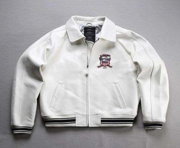 men039s bomber jackets 1975 usa white avirex lapel sheepskin leather casual athletic flight suit3020893, Black;brown
men039s bomber jackets 1975 usa white avirex lapel sheepskin leather casual athletic flight suit3020893, Black;brown
