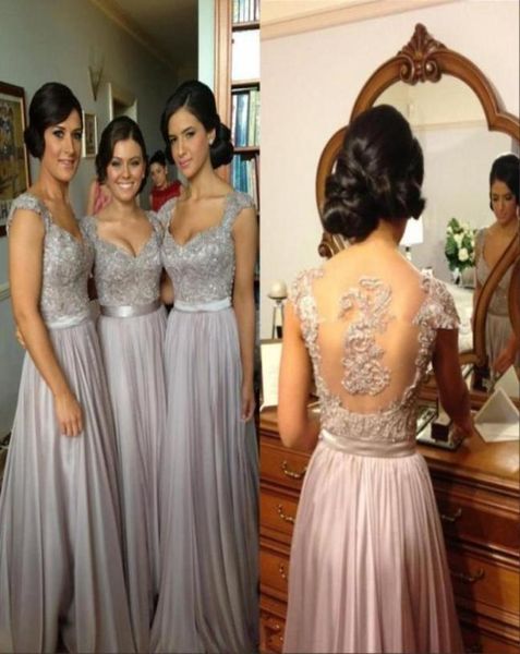 elegant silver grey long bridesmaid dresses sequins lace applique chiffon floor length maid honor evening party gowns64602282035988, White;pink
elegant silver grey long bridesmaid dresses sequins lace applique chiffon floor length maid honor evening party gowns64602282035988, White;pink