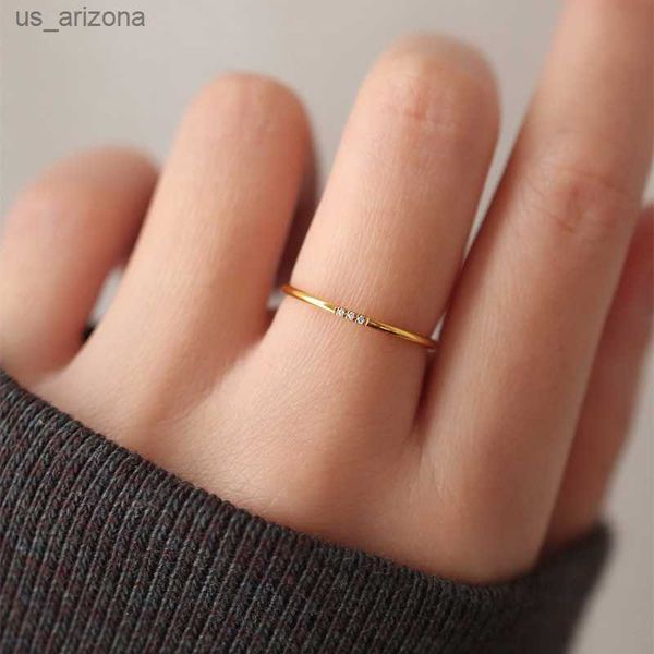 new fashion 1mm stainless steel cubic zirconia thin finger ring fashion jewelry zircon wedding ring l230620, Silver
new fashion 1mm stainless steel cubic zirconia thin finger ring fashion jewelry zircon wedding ring l230620, Silver