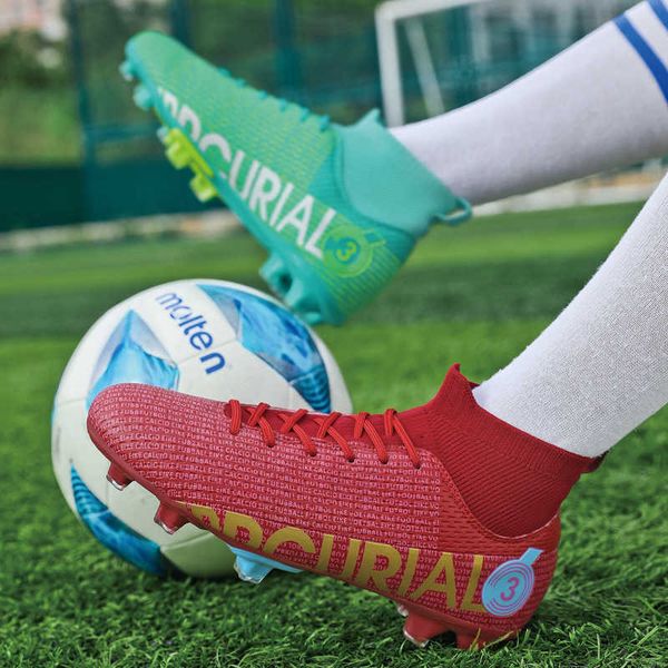 womens mens mercurial football boots tf ag high soccer shoes fashion sneakers youth red blue training shoes big size 35-48
womens mens mercurial football boots tf ag high soccer shoes fashion sneakers youth red blue training shoes big size 35-48