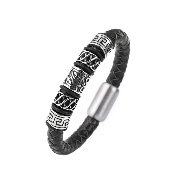 popular men style stainless steel spacer charm bracelet handmade braid leather cuff bracelet bangle jewelry for gift, Golden;silver
popular men style stainless steel spacer charm bracelet handmade braid leather cuff bracelet bangle jewelry for gift, Golden;silver