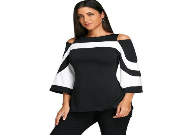 wipalo women casual fashion flare sleeve cold shoulder two tone spring blouse boat neck three quarter blouse shirt women y1902830535, White
wipalo women casual fashion flare sleeve cold shoulder two tone spring blouse boat neck three quarter blouse shirt women y1902830535, White