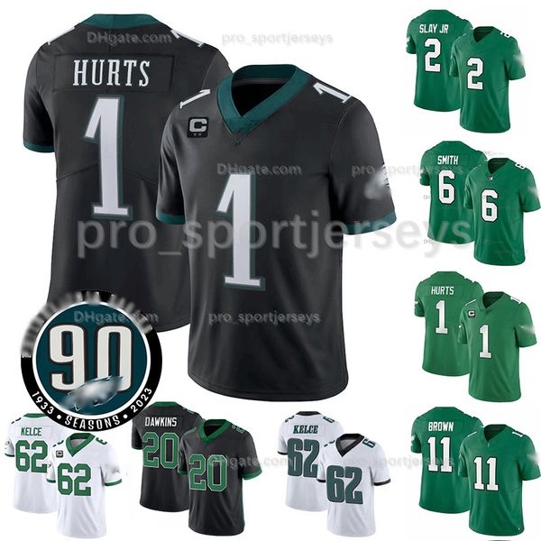 2023 kelly green jalen hurts eagleee football jersey jason kelce d'andre swift aj brown devonta smith darius slay jr dawkins jason bria, Black;red
2023 kelly green jalen hurts eagleee football jersey jason kelce d'andre swift aj brown devonta smith darius slay jr dawkins jason bria, Black;red