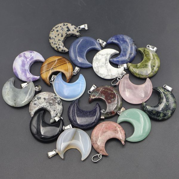 natural crystal stone crescent moon pendant opal aventurine rose quartz agate charms for necklaces jewelry making, Bronze;silver
natural crystal stone crescent moon pendant opal aventurine rose quartz agate charms for necklaces jewelry making, Bronze;silver