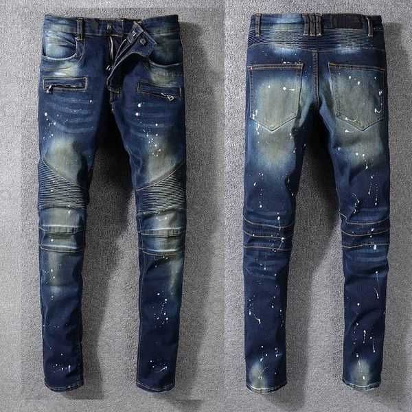 2023 mens designers jeans distressed ripped biker slim fit motorcycle denim for men s fashion mans pants pour hommes671w, Blue
2023 mens designers jeans distressed ripped biker slim fit motorcycle denim for men s fashion mans pants pour hommes671w, Blue