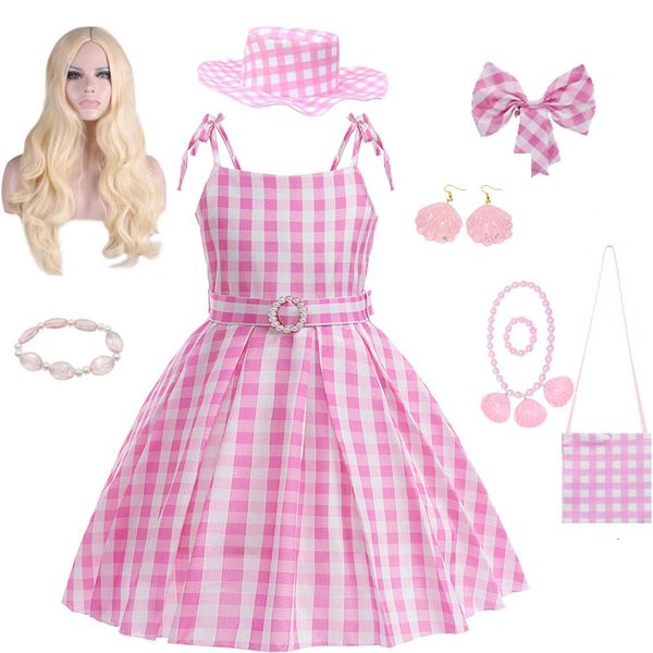 girl s dresses 2023 movie barbi girls pink costumes cosplay clothes children halloween carnival kids party wear for 3 10 years 230810, Red;yellow
girl s dresses 2023 movie barbi girls pink costumes cosplay clothes children halloween carnival kids party wear for 3 10 years 230810, Red;yellow