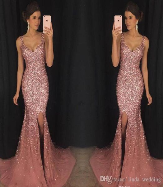 2019 new mermaid evening dress side split beads rhinestone crystals pageant formal holiday wear prom party gown custom made plus s2534021, Black;red
2019 new mermaid evening dress side split beads rhinestone crystals pageant formal holiday wear prom party gown custom made plus s2534021, Black;red