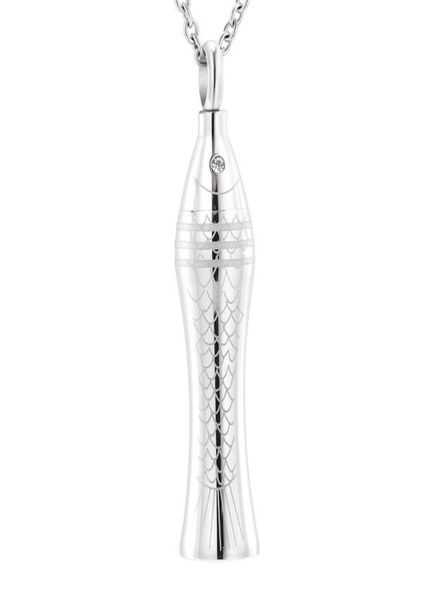 cylinder fish stainless steel cremation pendant necklace funeral casket ashes keepsake urn necklace9557867, Silver
cylinder fish stainless steel cremation pendant necklace funeral casket ashes keepsake urn necklace9557867, Silver