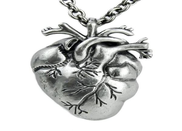 fashion pendant necklaces gothic punk silver antique pleated oddities anatomical heart necklace realistic for men and women46707546370567
fashion pendant necklaces gothic punk silver antique pleated oddities anatomical heart necklace realistic for men and women46707546370567