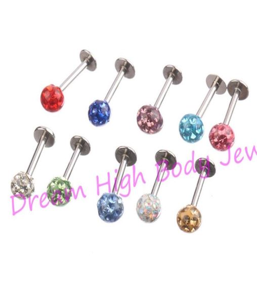crystal gem labret traguslip ring stud bar body piercing 4mm ball shambhala resin16gauge 6mm 8mm 10mm 50pcs lot whole3320125, Black
crystal gem labret traguslip ring stud bar body piercing 4mm ball shambhala resin16gauge 6mm 8mm 10mm 50pcs lot whole3320125, Black