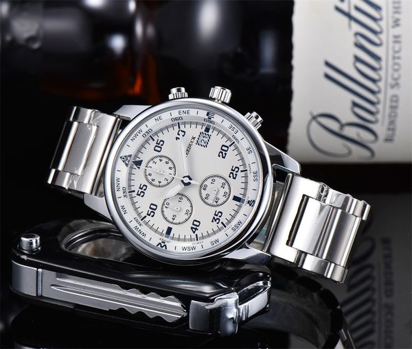 wristwatches quartz watch aaa men wristwatch waterproofing luxury band stainless steel leather chronograph automatic direction calendar 2308, Slivery;brown
wristwatches quartz watch aaa men wristwatch waterproofing luxury band stainless steel leather chronograph automatic direction calendar 2308, Slivery;brown