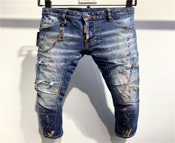 new arrival designer men d2 cool guy jeans embroidery pants fashion holes trousers italy size 4454 a3529752001, Blue
new arrival designer men d2 cool guy jeans embroidery pants fashion holes trousers italy size 4454 a3529752001, Blue