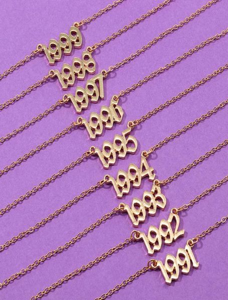 19912005 date necklace birth year pendant necklace chain jewelry men women choker birthday gifts bijoux1311617, Silver
19912005 date necklace birth year pendant necklace chain jewelry men women choker birthday gifts bijoux1311617, Silver