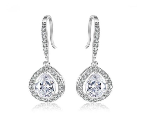 slbridal vintage waterdrop cz wedding earrings drop teardrop cubic zircon bridal earring bridesmaids earring14880122, Silver
slbridal vintage waterdrop cz wedding earrings drop teardrop cubic zircon bridal earring bridesmaids earring14880122, Silver