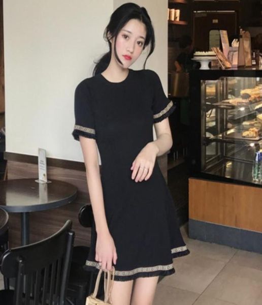 2019 spring and summer new women039s round neck color tassel knit shortsleeved dress waist was thin a word short skirt1151483, White;black
2019 spring and summer new women039s round neck color tassel knit shortsleeved dress waist was thin a word short skirt1151483, White;black