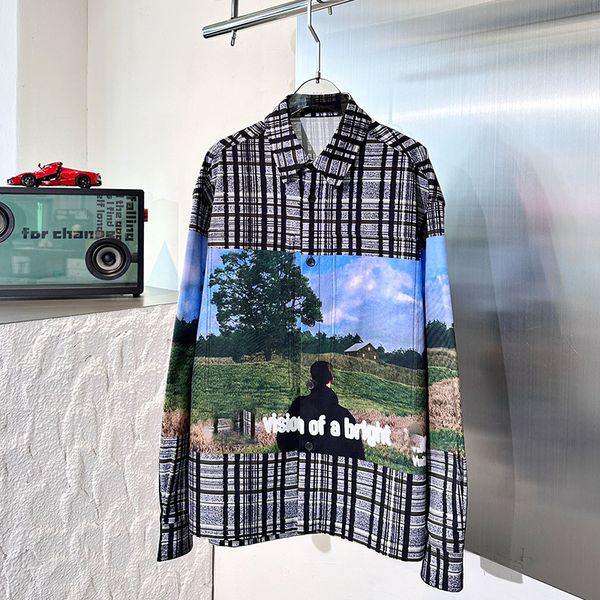 23ss men's designer shirt women's clothing men's loose fitting long sleeved printed shirt hip-hop style high-quality cotton t, White;black
23ss men's designer shirt women's clothing men's loose fitting long sleeved printed shirt hip-hop style high-quality cotton t, White;black