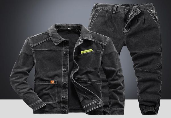 black men039s tracksuits fashion casual 2021 spring autumn long sleeve jacket and jeans two piece set size m4xl couple denim s1331874, Gray
black men039s tracksuits fashion casual 2021 spring autumn long sleeve jacket and jeans two piece set size m4xl couple denim s1331874, Gray
