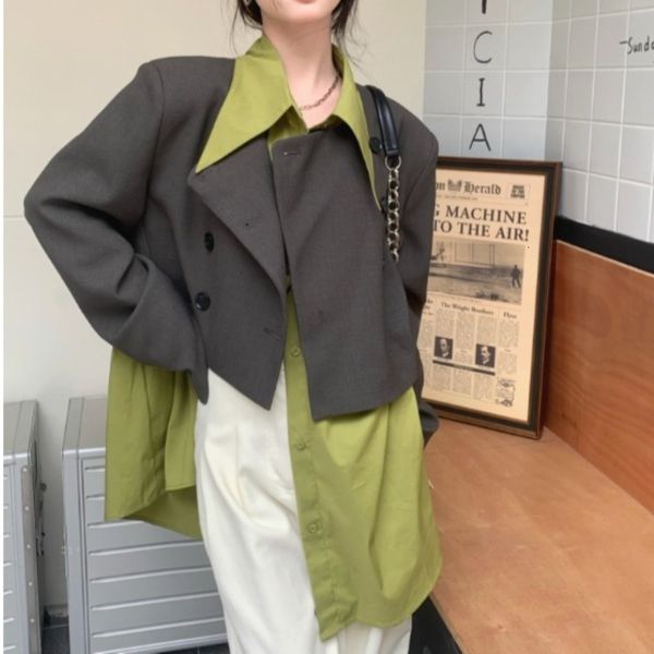 womens jackets allmatch simple loose women contrast color patchwork elegant sweet coats autumn korean chic causal female 230809, Black;brown
womens jackets allmatch simple loose women contrast color patchwork elegant sweet coats autumn korean chic causal female 230809, Black;brown