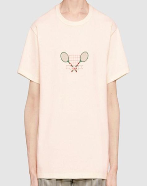 summer italy tennis racket embroidery letter tee europe designer luxury fashion men women tshirts spring high street short sleeve 1430999, White;black
summer italy tennis racket embroidery letter tee europe designer luxury fashion men women tshirts spring high street short sleeve 1430999, White;black