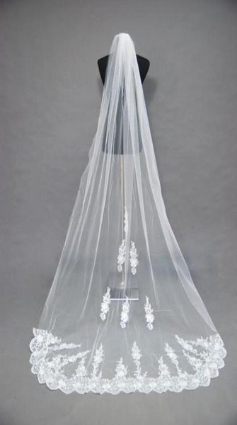 2016 noble white ivory wedding bridal veil lace appliques cathedral train tulle veil face veil zj1214672361, Black
2016 noble white ivory wedding bridal veil lace appliques cathedral train tulle veil face veil zj1214672361, Black