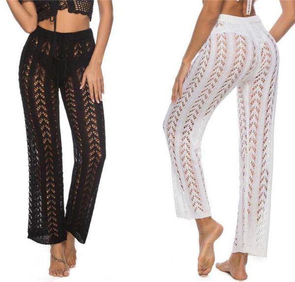 women beach cover up pants high waist mesh bikini swimsuits lace hollow out crochet pant beachwear women039s swimwear9452773, White;black
women beach cover up pants high waist mesh bikini swimsuits lace hollow out crochet pant beachwear women039s swimwear9452773, White;black