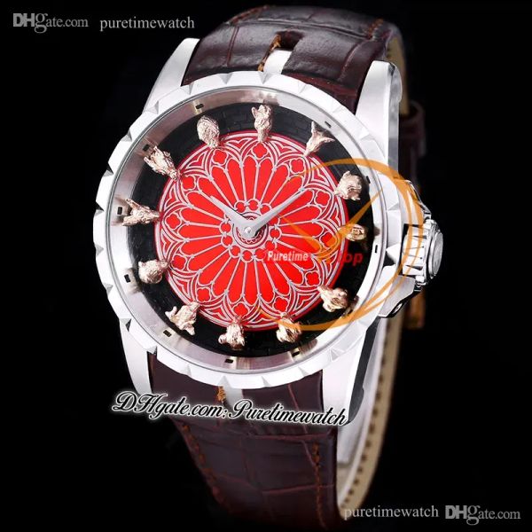 knights of the round table chinese zodiac automatic mens watch rddbex0973 steel case red dial brown leather super version herrenuhr reloj ho, Slivery;brown
knights of the round table chinese zodiac automatic mens watch rddbex0973 steel case red dial brown leather super version herrenuhr reloj ho, Slivery;brown