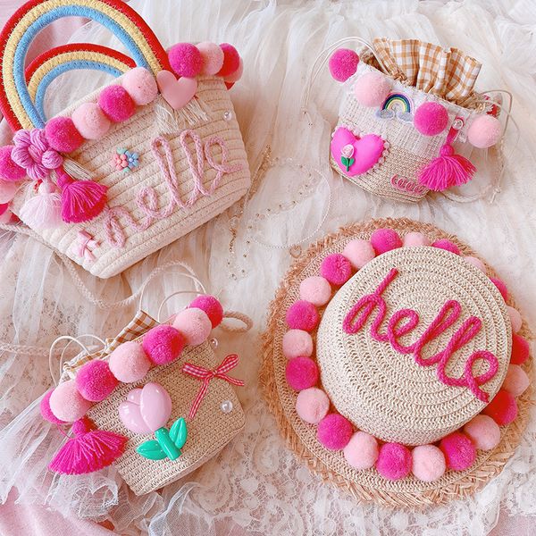 backpacks korean style colorful lace beach bag for children tulip vanilla hat bucket summer weave handbag kids bags accessories 230810
backpacks korean style colorful lace beach bag for children tulip vanilla hat bucket summer weave handbag kids bags accessories 230810