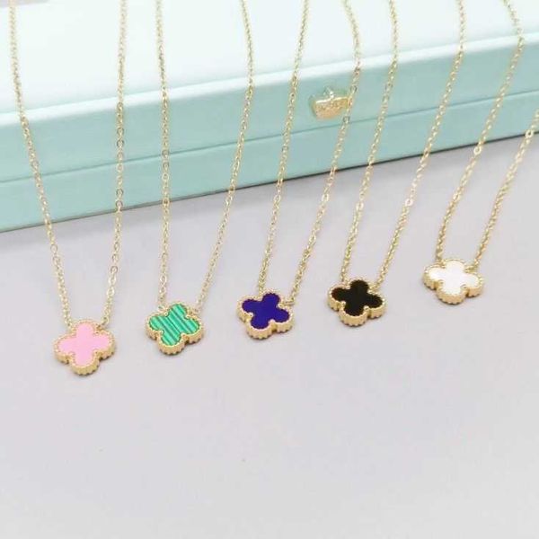 van clover necklace clover necklace titanium steel colorless collar chain women's anti-allergy gold colorless netroots niche luxury nec, Silver
van clover necklace clover necklace titanium steel colorless collar chain women's anti-allergy gold colorless netroots niche luxury nec, Silver