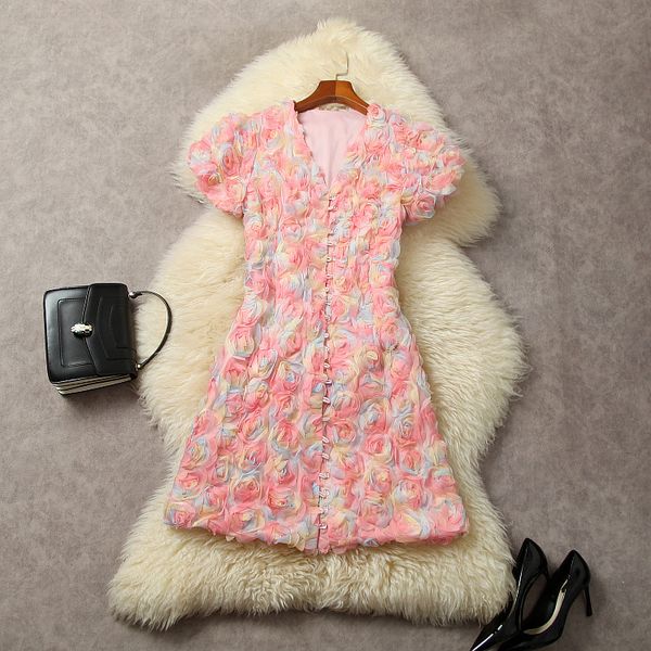 european and american women's clothing 2023 autumn new short sleeve v-neck pink mesh tray flower fashion dress xxl, Black;gray
european and american women's clothing 2023 autumn new short sleeve v-neck pink mesh tray flower fashion dress xxl, Black;gray