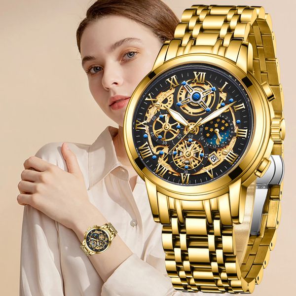 other watches lige women watch fashion simple women's bracelet stainless steel band quartz wristwatch waterproof montre femme 230809, Slivery;black
other watches lige women watch fashion simple women's bracelet stainless steel band quartz wristwatch waterproof montre femme 230809, Slivery;black