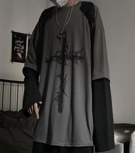 gothic goth style punk long sleeve mentshirt japanese streetwear fashion korean oversized y2k 2107217387553, White;black
gothic goth style punk long sleeve mentshirt japanese streetwear fashion korean oversized y2k 2107217387553, White;black