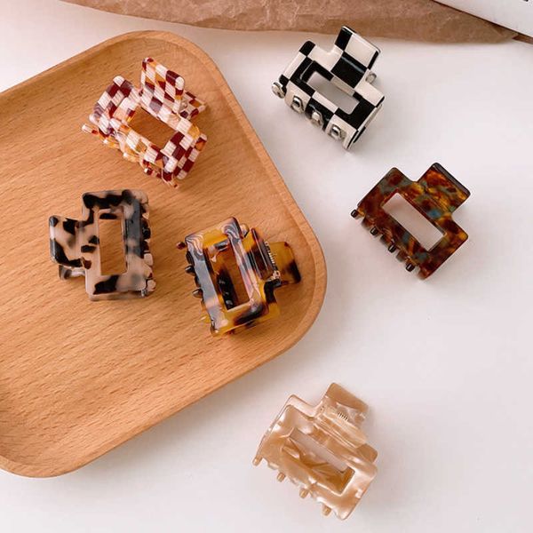 fashion hair claws for women acetate hair clip colorful plaid small claw clip girls hair barrettes hair accessories, Slivery;white
fashion hair claws for women acetate hair clip colorful plaid small claw clip girls hair barrettes hair accessories, Slivery;white