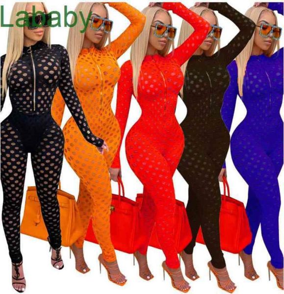 women jumpsuits designer slim onesies autumn winter solid colour zipper ladies hollow out perspective fit rompers 5 colours4526475, Black;white
women jumpsuits designer slim onesies autumn winter solid colour zipper ladies hollow out perspective fit rompers 5 colours4526475, Black;white