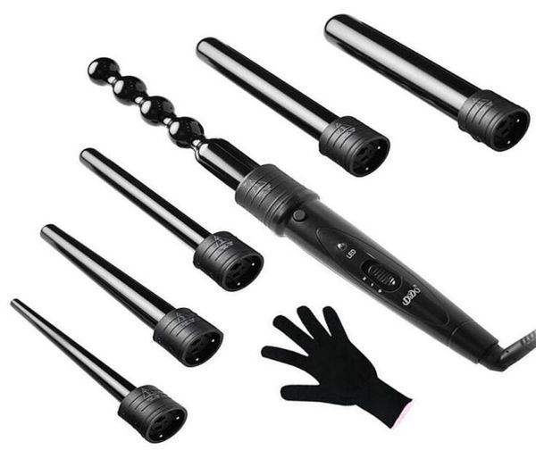 6 in 1 curling wand set ceramic hair curling tong hair curl iron the wand hair curler roller gift set 0932mm curler wand9043368
6 in 1 curling wand set ceramic hair curling tong hair curl iron the wand hair curler roller gift set 0932mm curler wand9043368