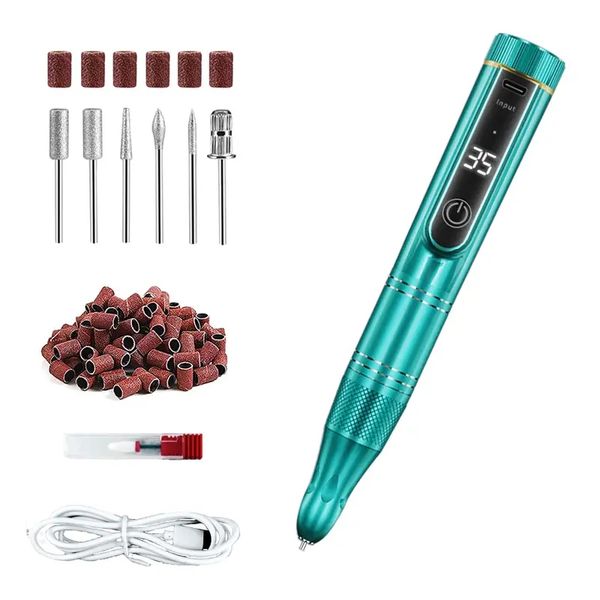 35,000 rpm professional rechargeable electric nail file - perfect for gel nails, manicure & pedicure at home or salon
35,000 rpm professional rechargeable electric nail file - perfect for gel nails, manicure & pedicure at home or salon
