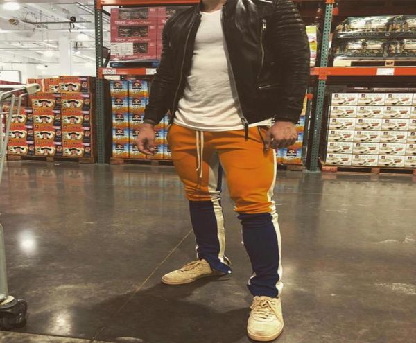 new colourblocked inner zip side zipper casual sweatpants men hiphop jogger track pants sportwear trousers2906274, Black
new colourblocked inner zip side zipper casual sweatpants men hiphop jogger track pants sportwear trousers2906274, Black