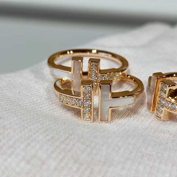 eller double t mother shell hand set diamond v gold plated thick cnc precision rose ring end, Silver
eller double t mother shell hand set diamond v gold plated thick cnc precision rose ring end, Silver