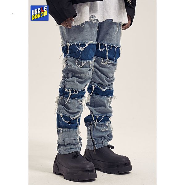 mens jeans ripped distressed for men straight washed harajuku hip hop loose denim trousers casual cargo pants blue 230809
mens jeans ripped distressed for men straight washed harajuku hip hop loose denim trousers casual cargo pants blue 230809