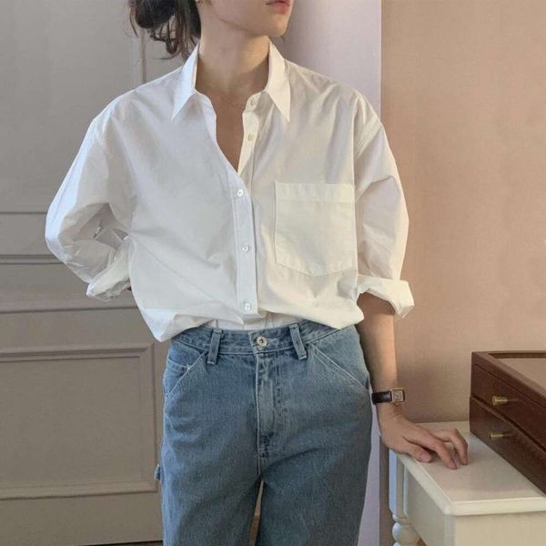 spring and summer style han womens blouses fan ins casual white shirt long sleeved cotton design sense niche loose
spring and summer style han womens blouses fan ins casual white shirt long sleeved cotton design sense niche loose