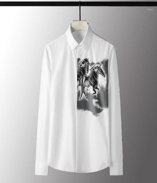 cotton mens shirts luxury horse printed long sleeve dress plus size 4xl solid color slim fit male men039s casual7778016, White;black
cotton mens shirts luxury horse printed long sleeve dress plus size 4xl solid color slim fit male men039s casual7778016, White;black