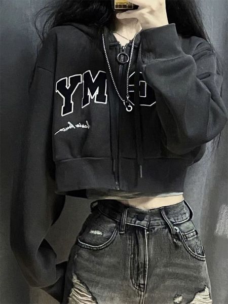 womens jackets gothic garbage y2k park punk street dress alphabet print sweatshirt american retro short coat loose casual hoodie 230809, Black;brown
womens jackets gothic garbage y2k park punk street dress alphabet print sweatshirt american retro short coat loose casual hoodie 230809, Black;brown