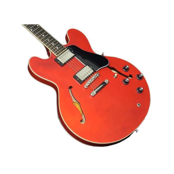 e s 335 satin satin cherry 2021 electric guitar as same of the pictures