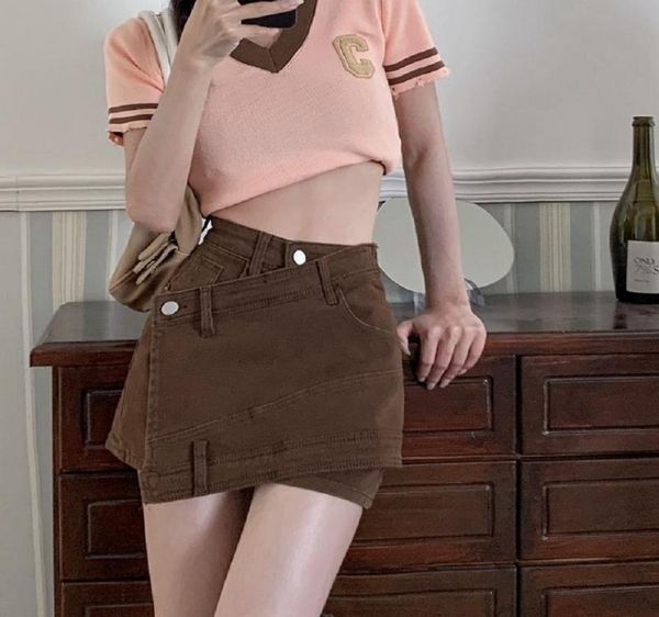 women039s denim mini skirt irregular hem pants skirt01238152789, Black
women039s denim mini skirt irregular hem pants skirt01238152789, Black