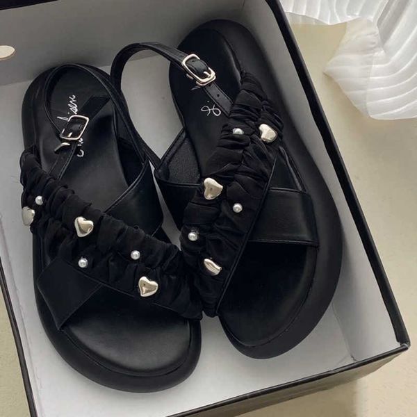 sandals black womens summer gothic punk platform shoes y2k kawaii flats footwear 230417
sandals black womens summer gothic punk platform shoes y2k kawaii flats footwear 230417