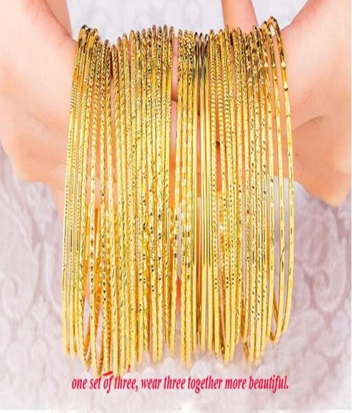 24k real gold plated gold color bracelet size 2mm 12 kind of design bangle for women jewelry retail whole6845019, Black 
24k real gold plated gold color bracelet size 2mm 12 kind of design bangle for women jewelry retail whole6845019, Black
