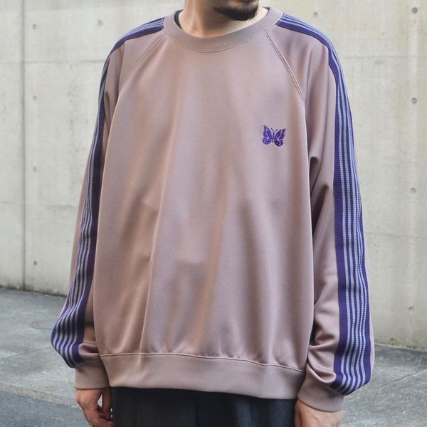 mens hoodies sweatshirts men women 1 blue webbing stripe embroidery butterfly needles crewneck hoodie long sleeve 230809, Black
mens hoodies sweatshirts men women 1 blue webbing stripe embroidery butterfly needles crewneck hoodie long sleeve 230809, Black