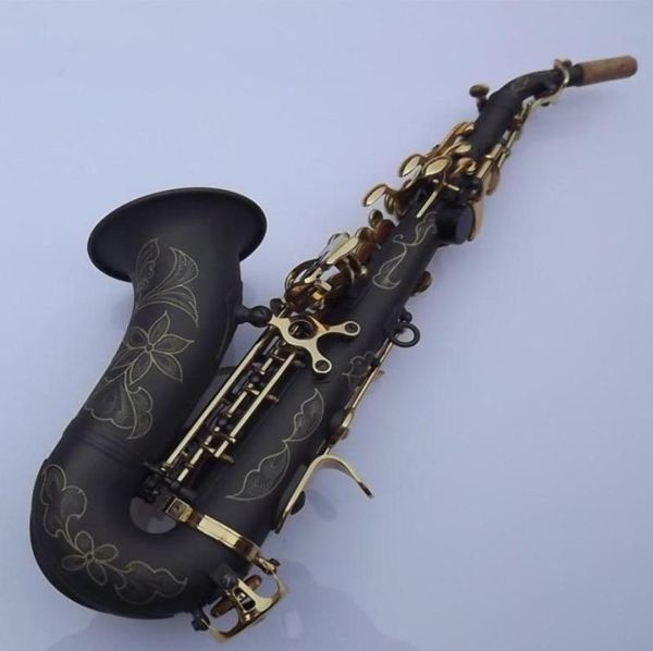 custom black new bb tune music instrument golden key quality curved soprano sax with mouthpiece27682035744596
custom black new bb tune music instrument golden key quality curved soprano sax with mouthpiece27682035744596